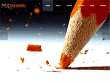 Tablet Screenshot of mxcreativity.com